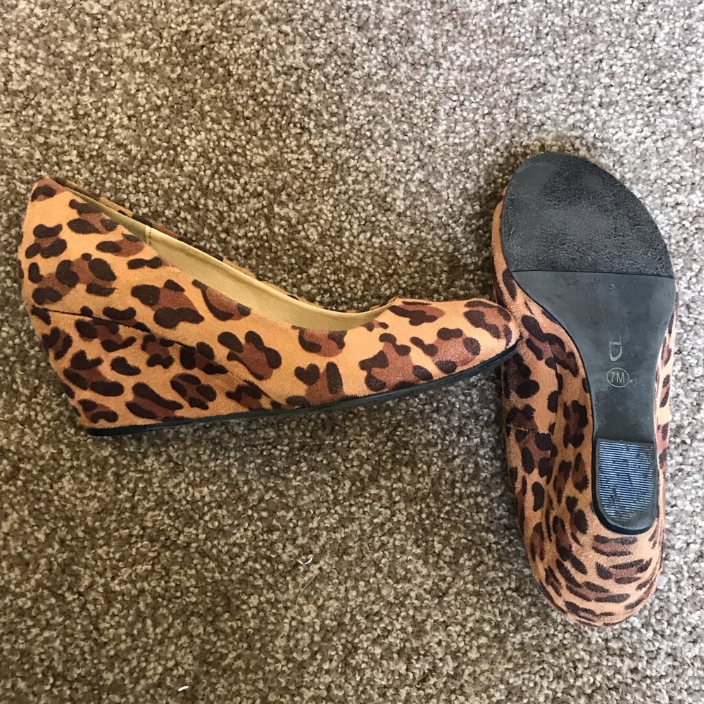 Chinese Laundry Leopard Wedges